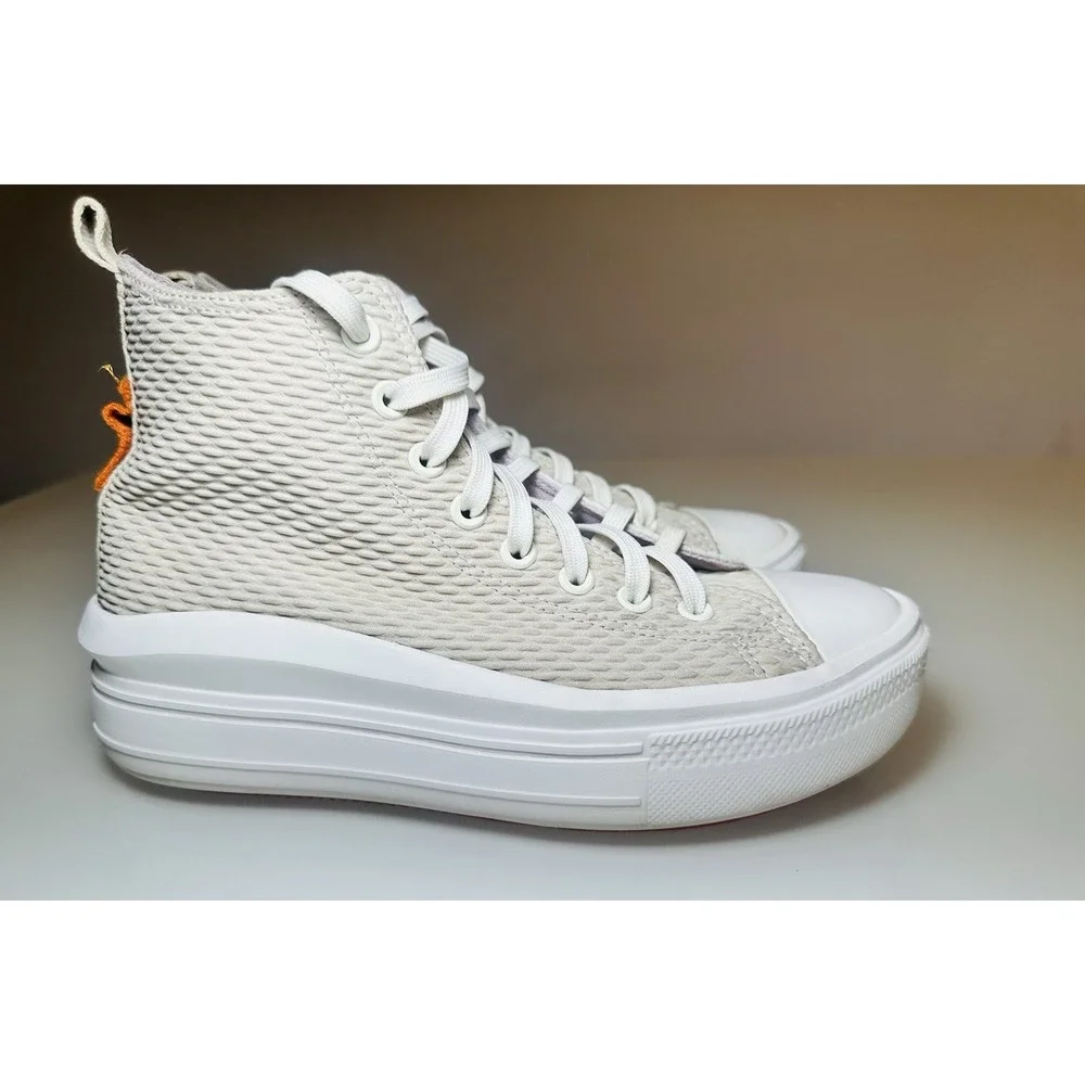 Converse Chuck Taylor All Star Move Hi Future womens cream sneakers shoes 9.5